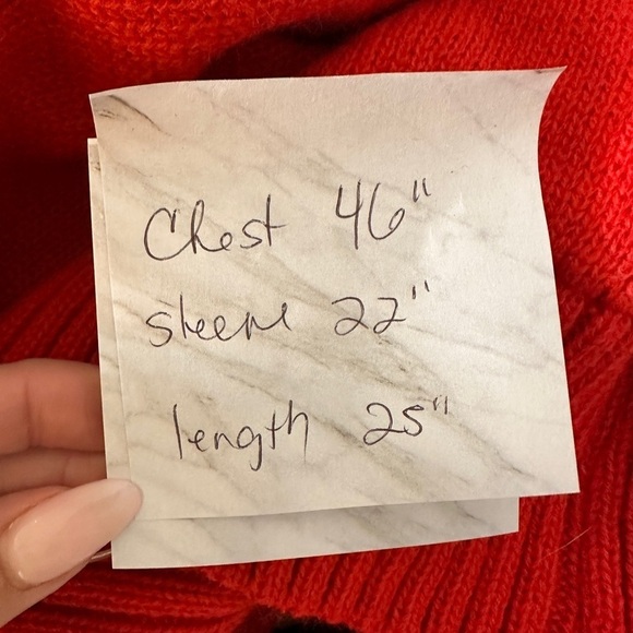 Christmas Tree Ugly Christmas Sweater Pullover 100% Acrylic in Red Size Large - Picture 5 of 5